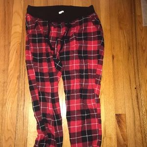 Plaid cotton PJ pants!